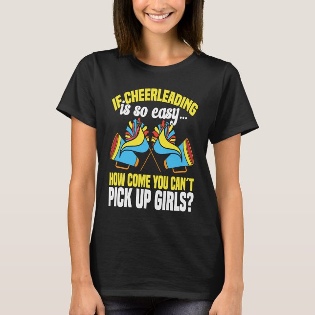 Camiseta Cheerleader de líder de torcida Se a líder de torc (Frente)