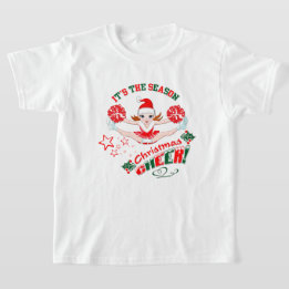 Camiseta Cheerleader de Natal