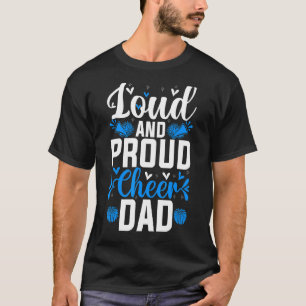 Camiseta Cheerleader de Pai de alegria e orgulho do Pai Men