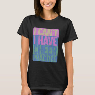 Camiseta Cheerleader De Prática De Saúde Sofrendo Distúrbio