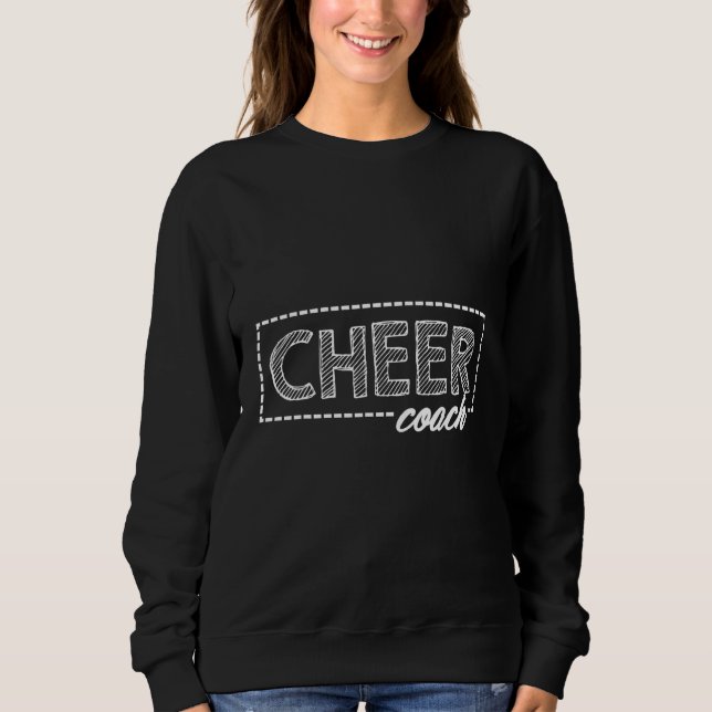 Camiseta Cheerleader de treinador Cheer (Frente)