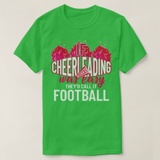 Camiseta Cheerleader Engraçado Cheerhead (Frente do Design)