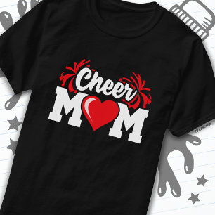 Camiseta Cheerleader escolar esquadrão esportes orgulhosos 