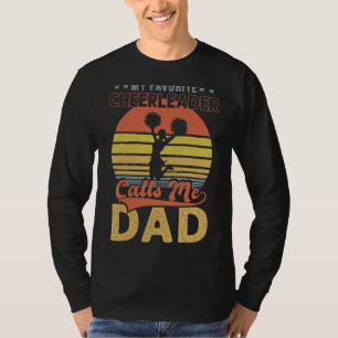 Camiseta Cheerleader Favorito Chame-me de Gordura de Pai