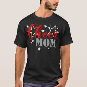 Camiseta Cheerleader Orgulhoso Anima Mãe Orgulhosa Apoiante