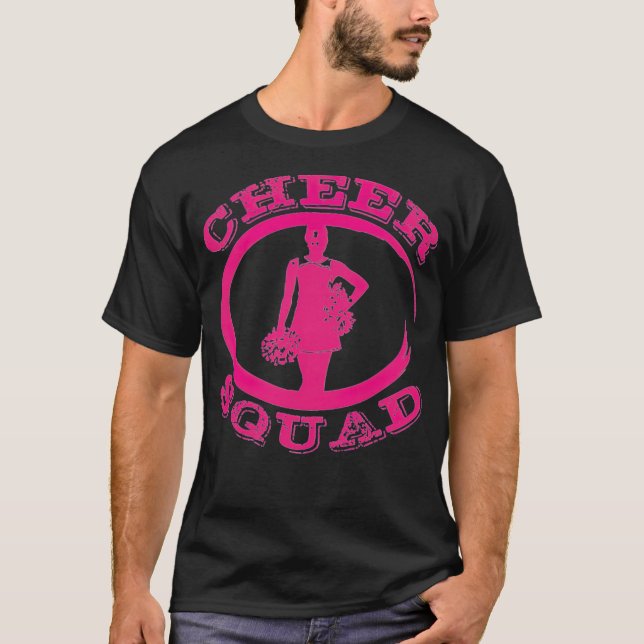 Camiseta Cheerleader Squad Seta dos melhores amigos vegetaç (Frente)