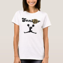 Cheerleader Veterano de Dupla Face Preto e Dourado