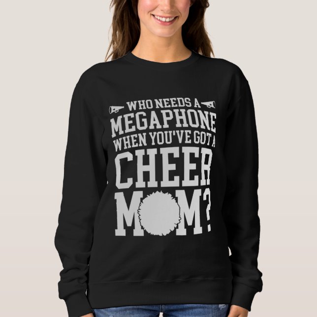 Camiseta Cheerleading Who Needs Megaphone When You ve Got a (Frente)