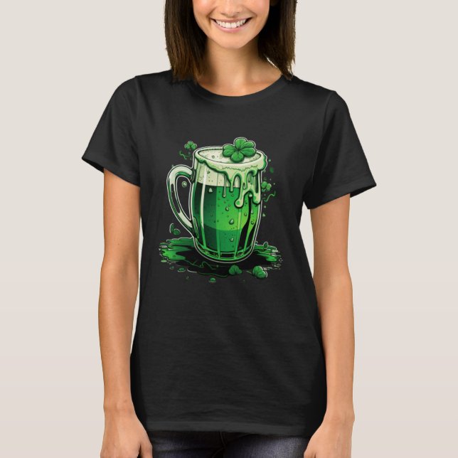 Camiseta Cheers Irish Beer St Patrick's Day St Patrick's Da (Frente)