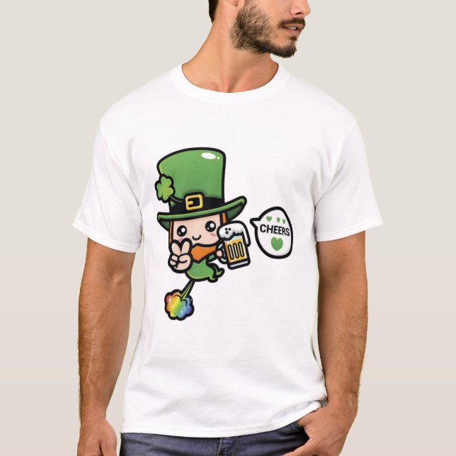 Camiseta Cheers Leprechaun (Frente)