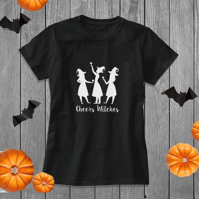 Camiseta Cheers Witches Halloween (Criador carregado)