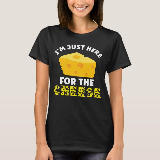 Camiseta Cheese  I wonder If Cheese Thinks About Me Too (Frente)