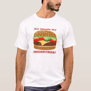 Camiseta Cheeseburger - Alguém disse CHEESEBURGER? - 2