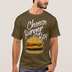 Camiseta Cheeseburger Boy Burger Lover National Cheesebur