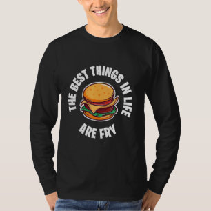 Camiseta Cheeseburger Burger Best Life Junk Comida Fried Fo