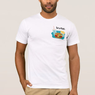 Camiseta Cheeseburger com Fries e Beba