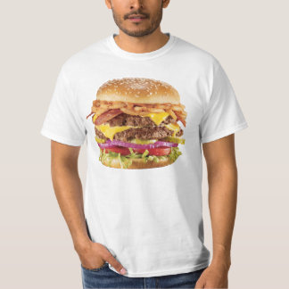 Camiseta Cheeseburger ridìcula de alta resolução