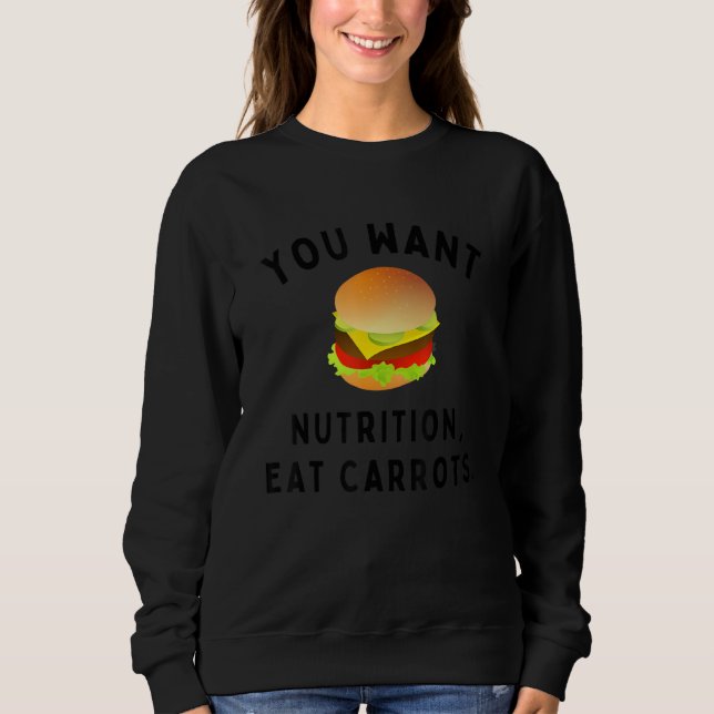 Camiseta Cheeseburger Você Quer Nutrição Coma Queijo (Frente)