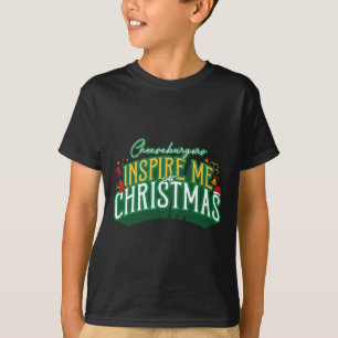 Camiseta Cheeseburgers Me Inspire No Natal Engraçado Holida