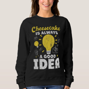 Camiseta Cheesecake Sempre Uma Boa Ideia Divertida Comer Qu