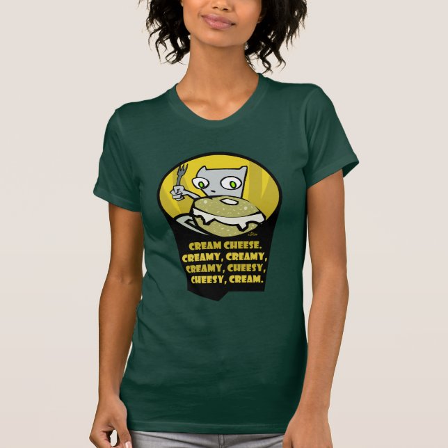 Camiseta Cheesey cremoso (Frente)