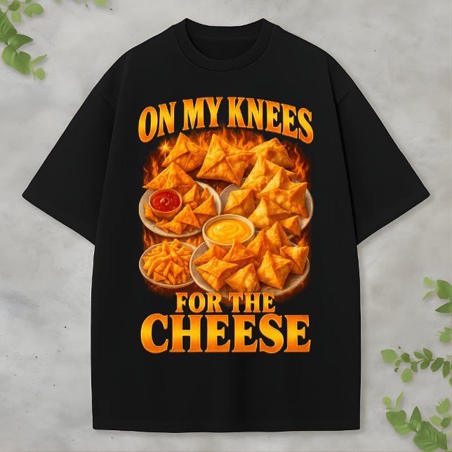 Camiseta Cheesy Food Humor Shirt – Snack Addict Gift Tee (Criador carregado)