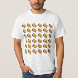 Camiseta Cheesy Puffs em uma camiseta, estampa.