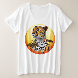 Camiseta Cheetah African Feline Wild Animal