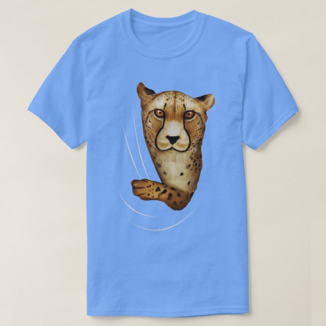 Camiseta Cheetah Animal Vindo De Dentro (Frente do Design)