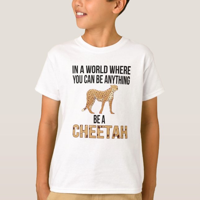 Camiseta Cheetah dá Cheetah por favor Savana africana (Frente)