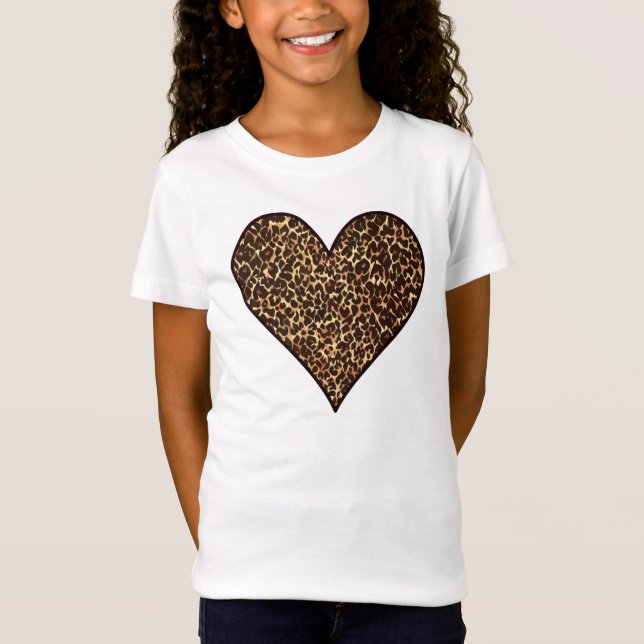Camiseta Cheetah Impressão Heart (Frente)