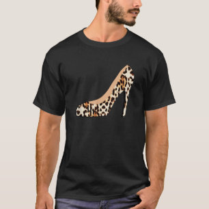 Camiseta Cheetah Leopard Animal Imprime Altos Saltos Calçad