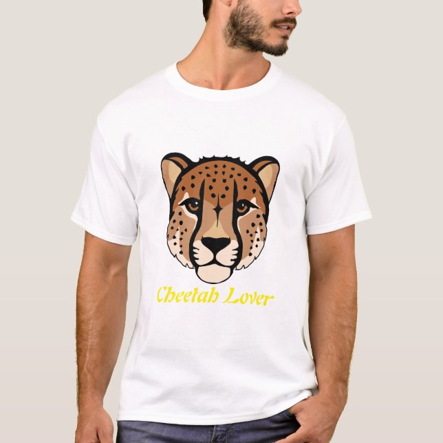 Camiseta Cheetah Lover – Conservation Support Tee (Frente)