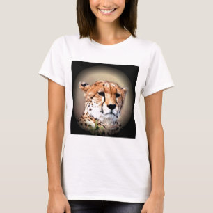 Camiseta Cheetah Portrait, Lua Cheia: Graça da Natureza