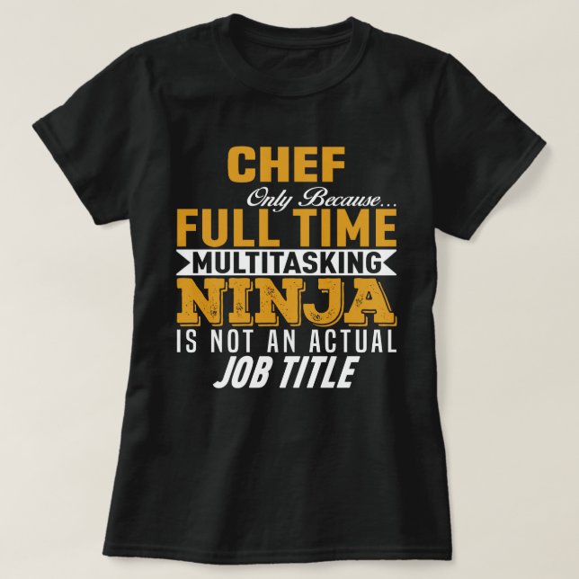 Camiseta Chef (Frente do Design)