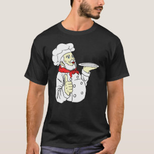 Camiseta Chef Apron Hat Cook Foodie Gourmet Connoisseur