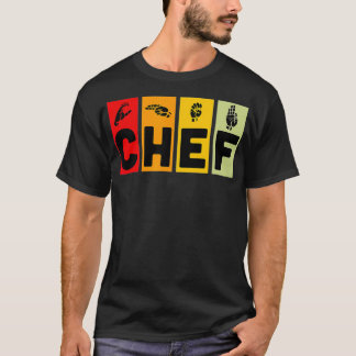 Camiseta Chef ASL - Linguagem de Sinais Culinária Chef Form