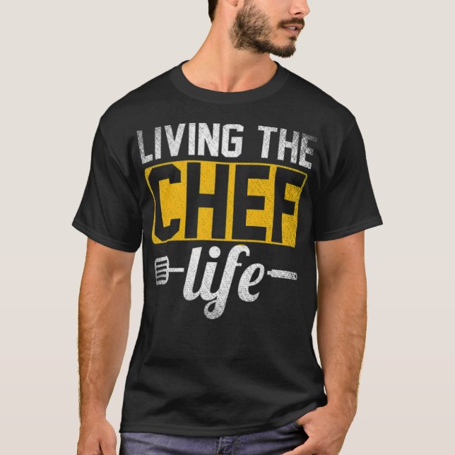 Camiseta Chef bagel pastel chef (Frente)
