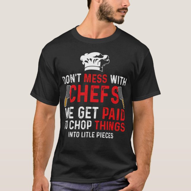 Camiseta Chef bakery cuisine  (Frente)