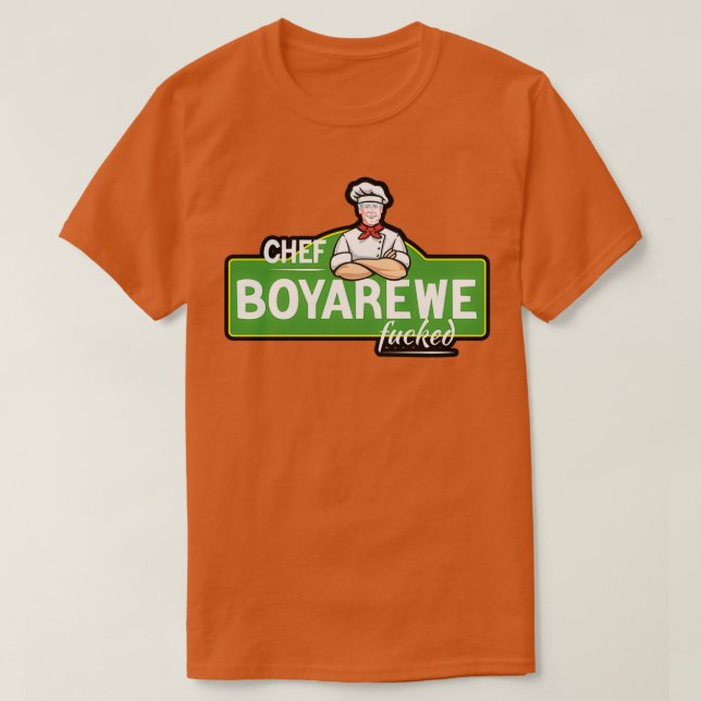 Camiseta Chef Boyarewe FuckedChef Boyardee  (Frente do Design)