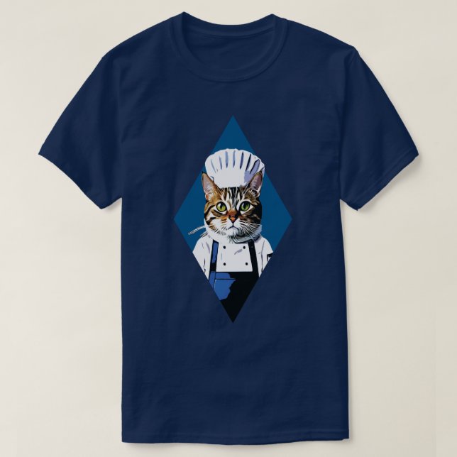 Camiseta Chef Cat (Frente do Design)