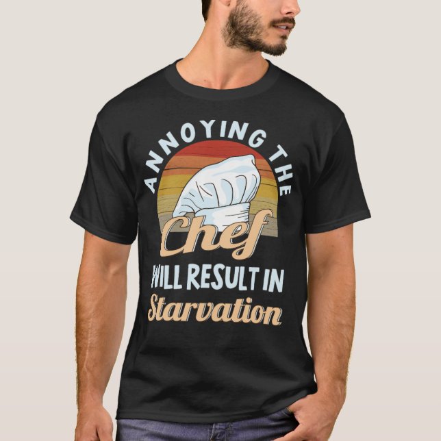 Camiseta Chef Chef Kitchen Restaurant Funny  birthday dope  (Frente)