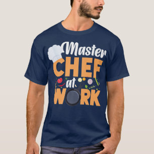 Camiseta Chef-Chefe de Cozinha de Cozinha do cozinhar no Tr