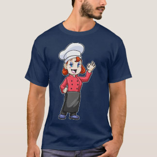 Camiseta Chef com avental de cozinha