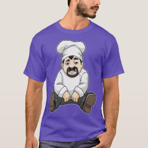 Camiseta Chef com barba de chefs
