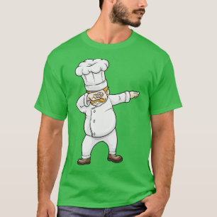 Camiseta Chef com chapéu de Chef no Hip Hop Dance Dab