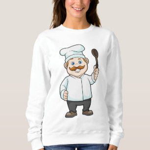 Camiseta Chef com chapéu e colher de sopa de chef