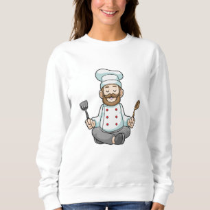 Camiseta Chef com placa de Cozinhar em Yoga