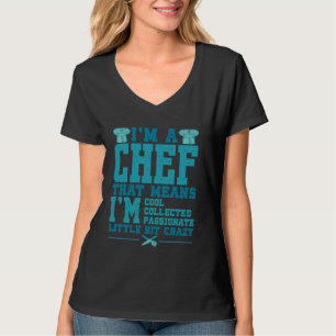 Camiseta Chef Cozinhar Engraçado Chefe Executivo Chef Sous