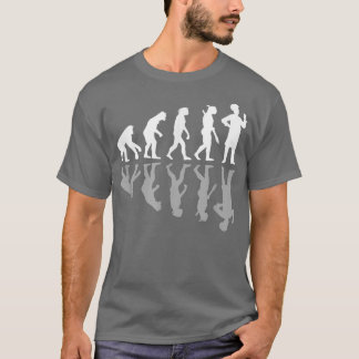 Camiseta Chef Culinário Cook Funny Human Evolution Cozinhar